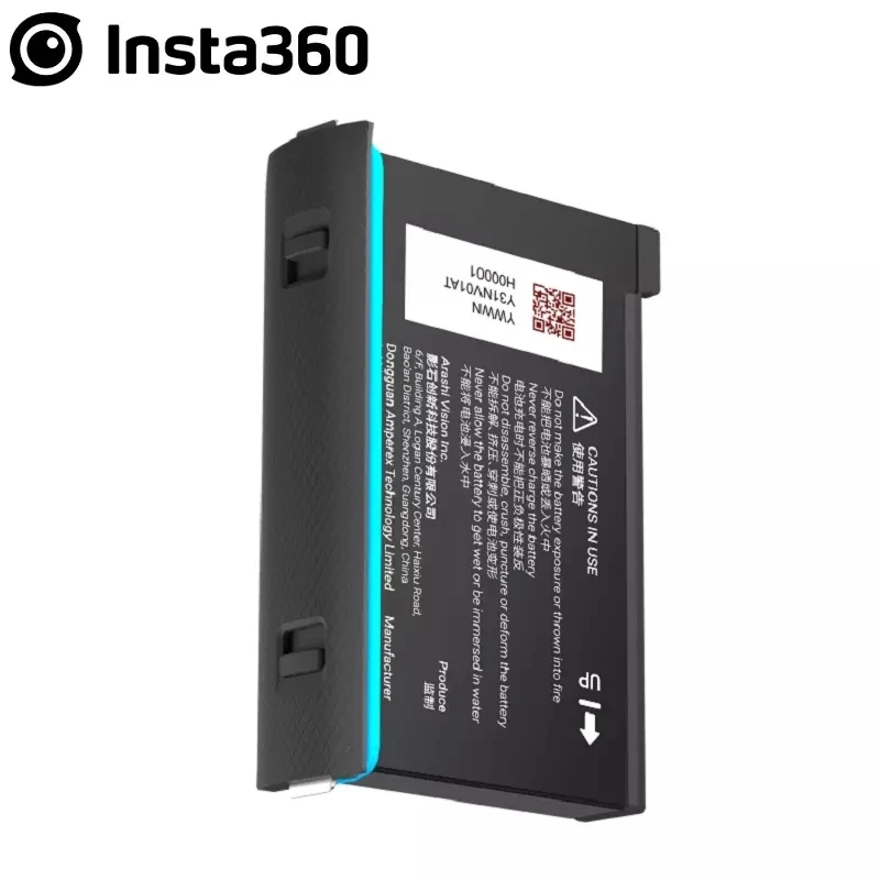인스타 360 원 X2 용 대용량 배터리 및 고속 충전 허브, 오리지널 액세서리, Insta360 원 X2, 1630mAh