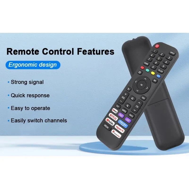 Infrared Smart TV Remote for 4K UHD Android TVs with Netflix