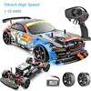 1:10 4WD Shock Absorber Remote Control Car 70km/h High Speed Drift RC Car2.4G Remote Control Off-road Vehicle Boy Toy Gift 1