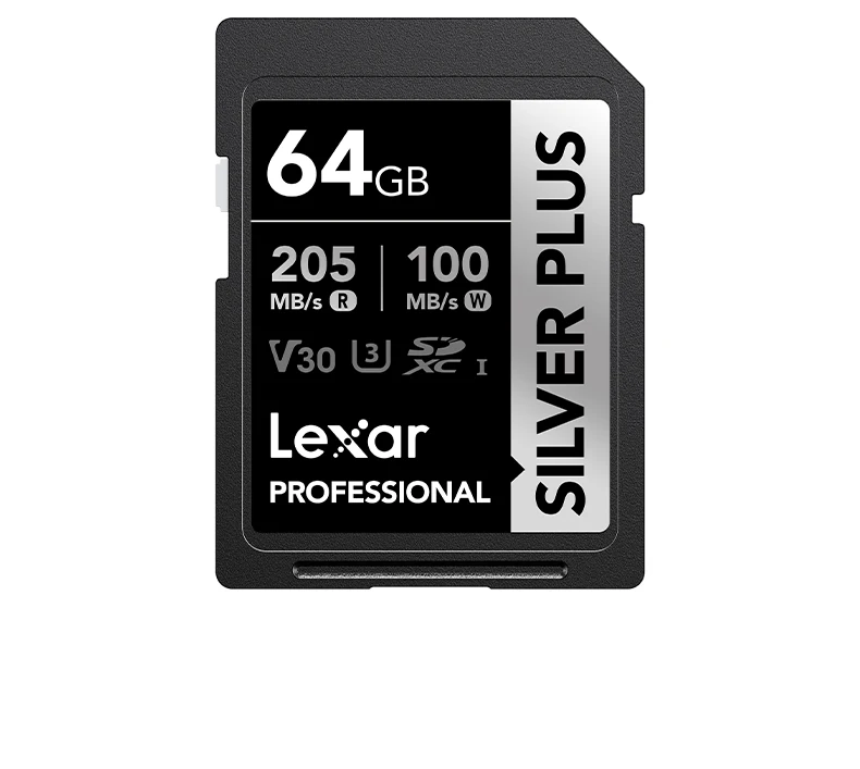 Lexar SILVER PLUS V30 SD-Karte SDXC UHS-I Speicherkarte 64 GB 128 GB 256 GB 4K-Grafikkarten für Canon Sony Nikon Kamera – Detail 15