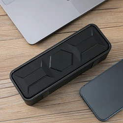 Portable Wireless Bluetooth Speaker with 10W Dual Driver Stereo Sound and Deep Bass, TWS Connectivity, and Multi - Functional Features - Speaker (Black)