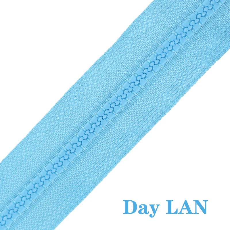 Versatile Resin Zipper – 24 Vibrant Colors, Multiple Lengths, Open Tail Design