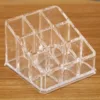 Clear 9/24/36/40 Grids Acrylic Makeup Organizer Lipstick Holder Display Rack Case Cosmetic Nail Polish Make Up Organiser Tool 4