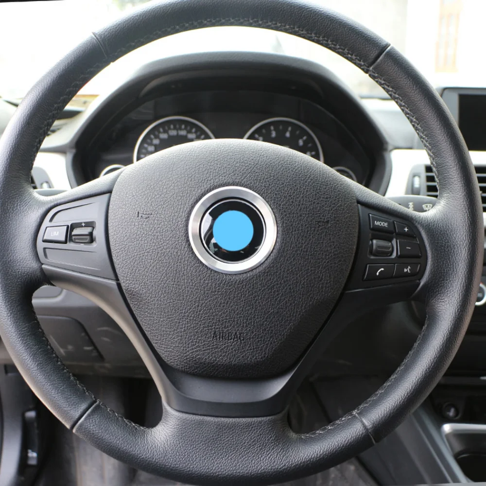 Car Styling Stickers Steering Wheel Ring Circle For BMW M3 M5 E36 E46 E60 E90 E92 X1 F48 X3 X5 X6