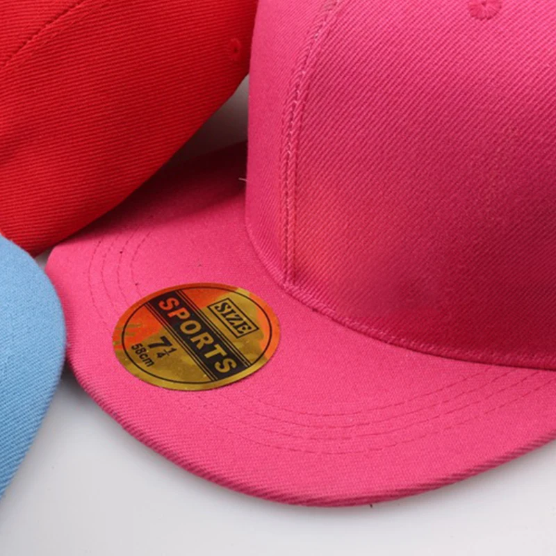 Hip Hop Style Flat Brim Sun Caps Male Baseball Hat Solid Color Summer Men‘s and Women‘s Outdoor Cycling Caps Sunproof Sport Caps 5