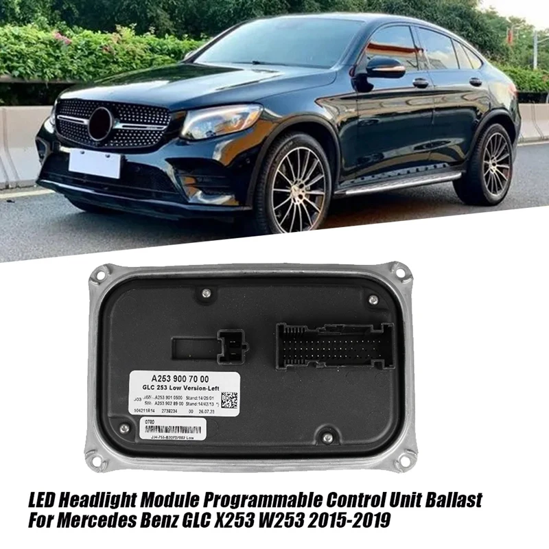 

Левая сторона головного света A2539007000 для Mercedes Benz GLC X253 W253 2015-2019