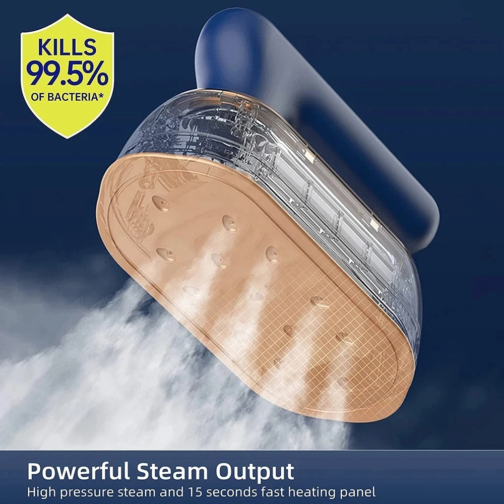 

REUP Portable Garment Steamers Steam Iron for Clothes Wet Dry Hand Held Ironing Machine 15s Fast-Heat Cleaner 1200w Ironing