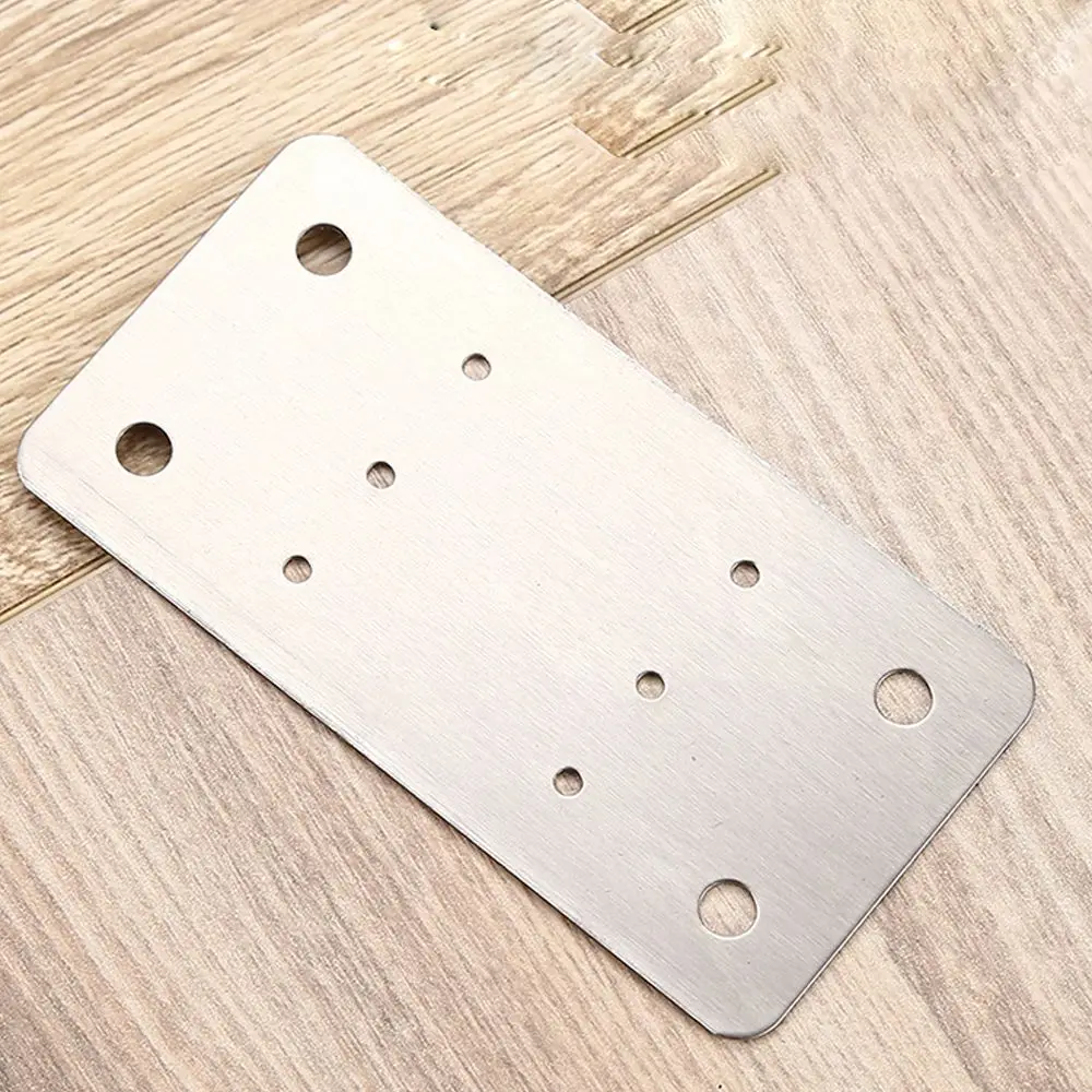 Stainless Steel Door Hinges Hinge Repair Plate Furniture Hinge Cabinet Door Hinges 90*46mm Hinge Mounting Plate Set