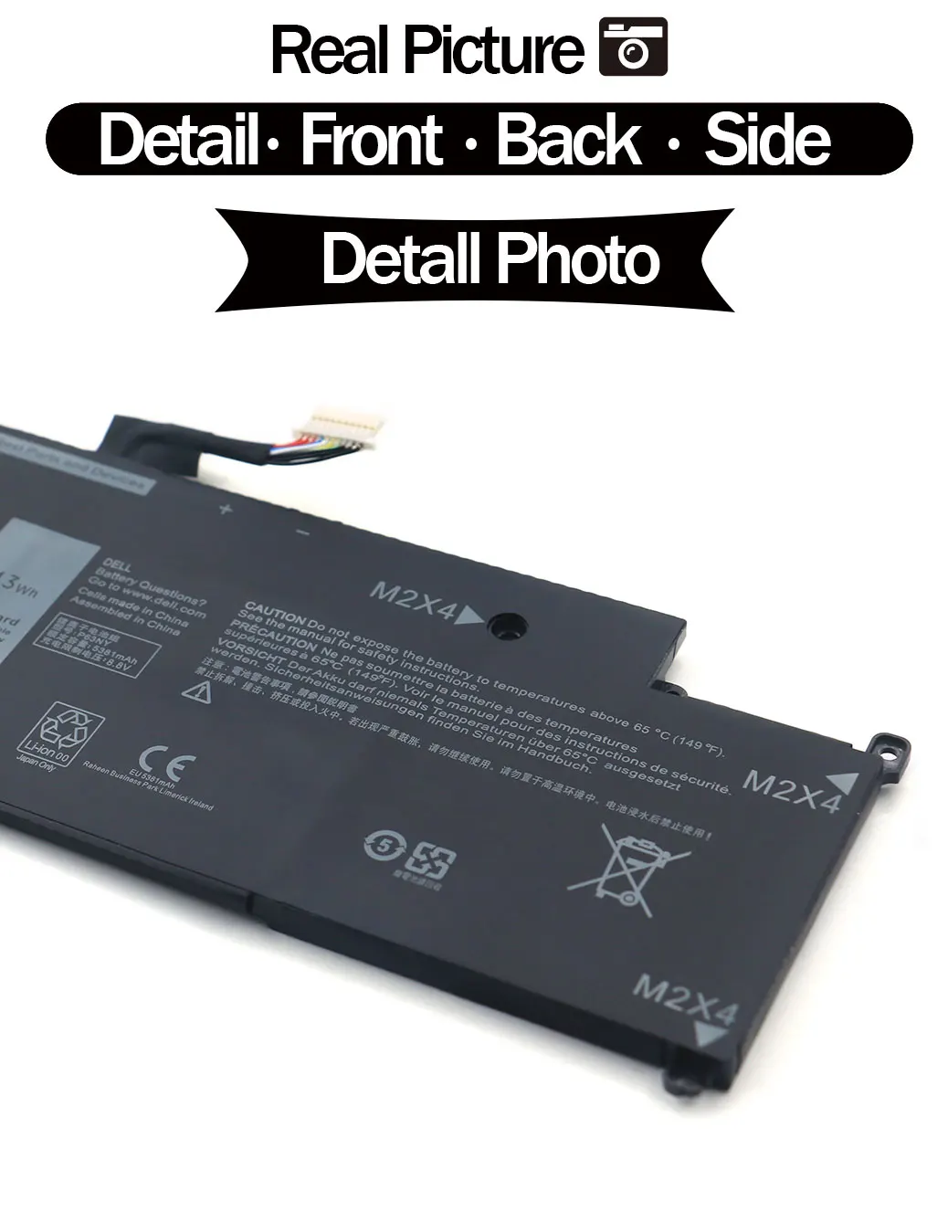 P63NY bateria do portátil para Dell Latitude