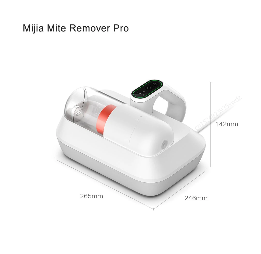 2023 Xiaomi Mijia Mite Remover Pro LED Screen Vacuum Cleaner UV Sterilization Smart Suction Adjustment 12000PA Hurricane Suction