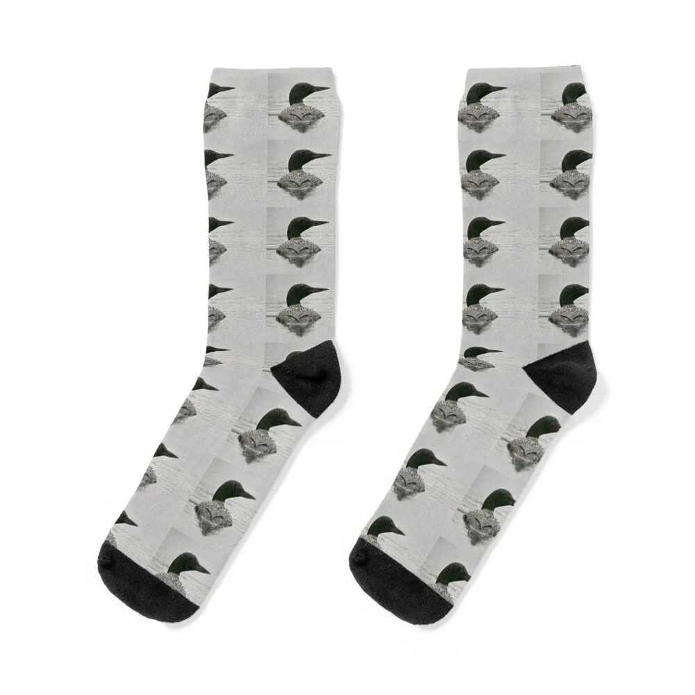 

Common Loon Socks gifts professional running Socks Women Men's