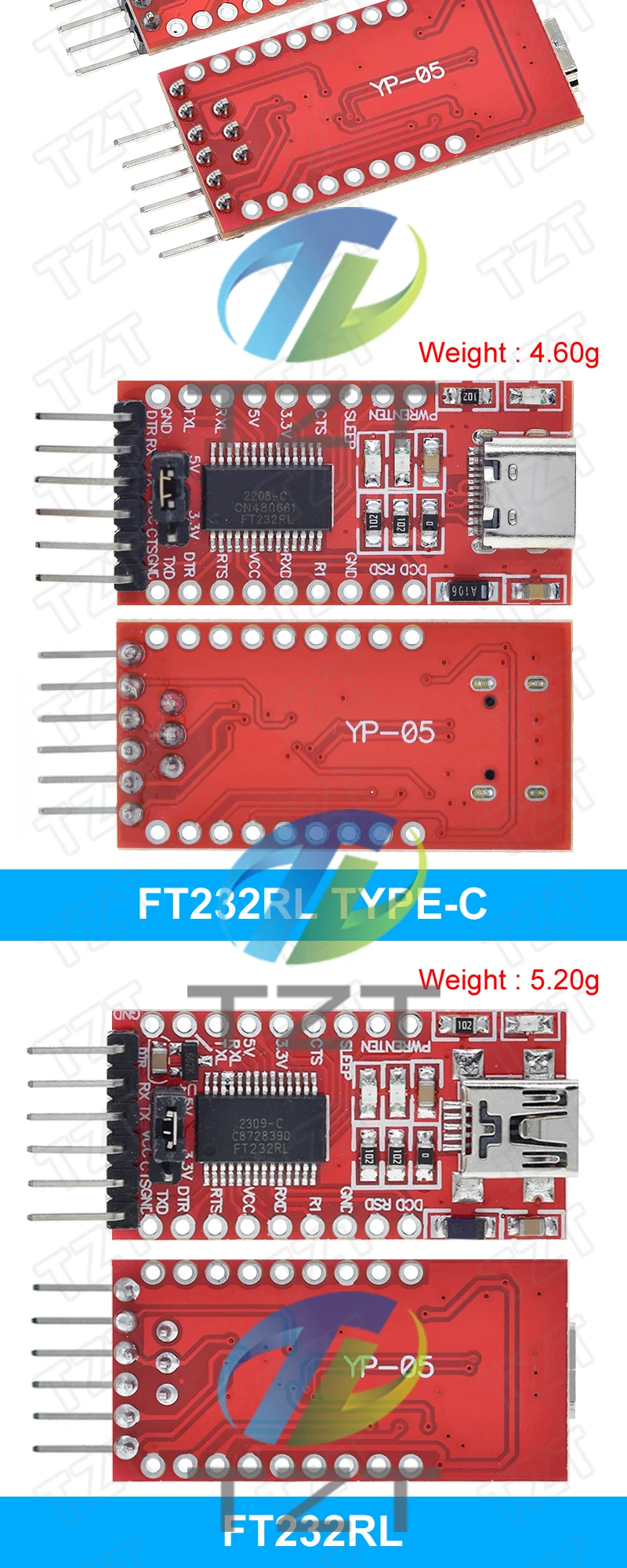 Ft232l Module Высококачественный модуль последовательного адаптера FT232RL FTDI USB 3 ...
