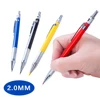 2.0MM Metal Mechanical Pencil Art Drawing DesignHB Automatic Pencil Low Center of Gravity Writing student Office School Supplies 2