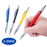 2.0MM Metal Mechanical Pencil Art Drawing DesignHB Automatic Pencil Low Center of Gravity Writing student Office School Supplies 2