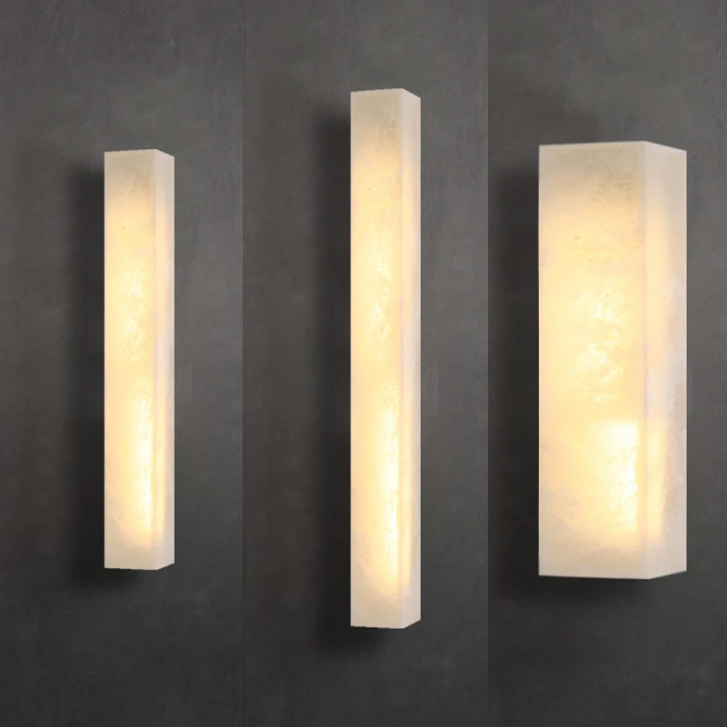 LED Wall Lamp Wall Light Artpad Natural Marble Wall Lamp for Living Room Hallway Stairs