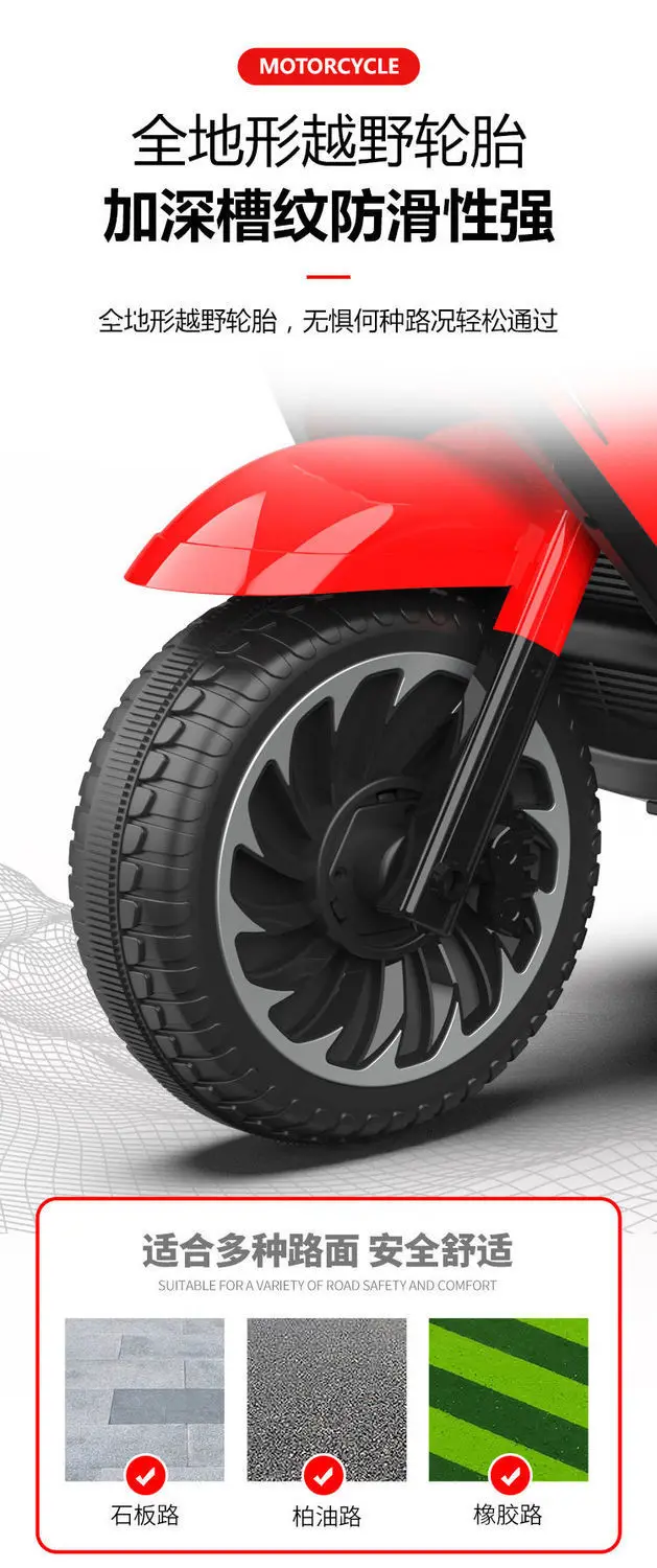 Bmw Three Wheels Rechargeable Kids Ride On Bike