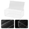 Dryer Sheet Box Laundry Beads Dispenser Clear Organizer with Lid Multifunction Container Acrylic Case Containers 4