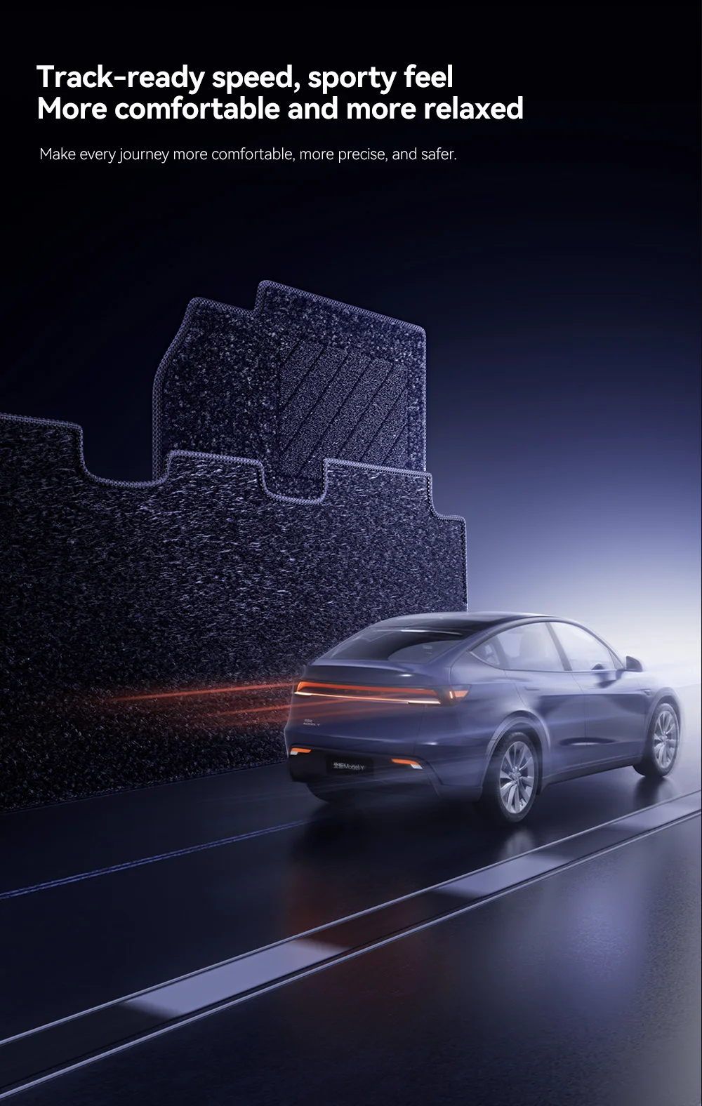 YZ Juniper 360 Full Cover TPE Floor Mats For Tesla Model Y 2025 2026 image 20