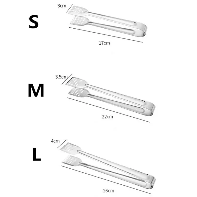 Rozsdamentes Acélból Származó Bbq Élelmiszerek Élelmezés Anti Heat Kenyér Clip Tészta Bilincselő Barbecue Konyhai Edények Kiegészítők Főzése - Image 4
