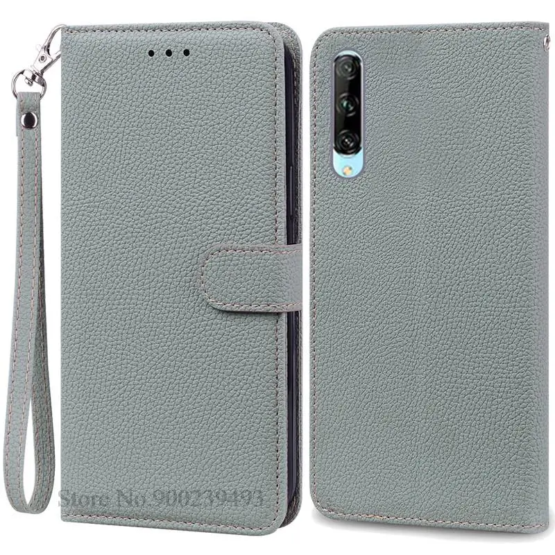 Huawei P Smart Pro Soft Silicone Wallet Flip Phone Cover