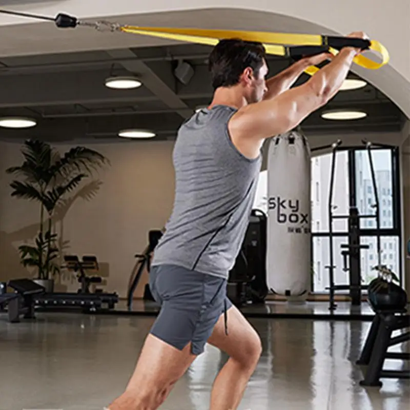 

Ремни для упражнений с ручками, Фитнес-эспандер, тренировочная лента для сопротивления массы тела, сверхмощные тренировочные ленты для мужчин и