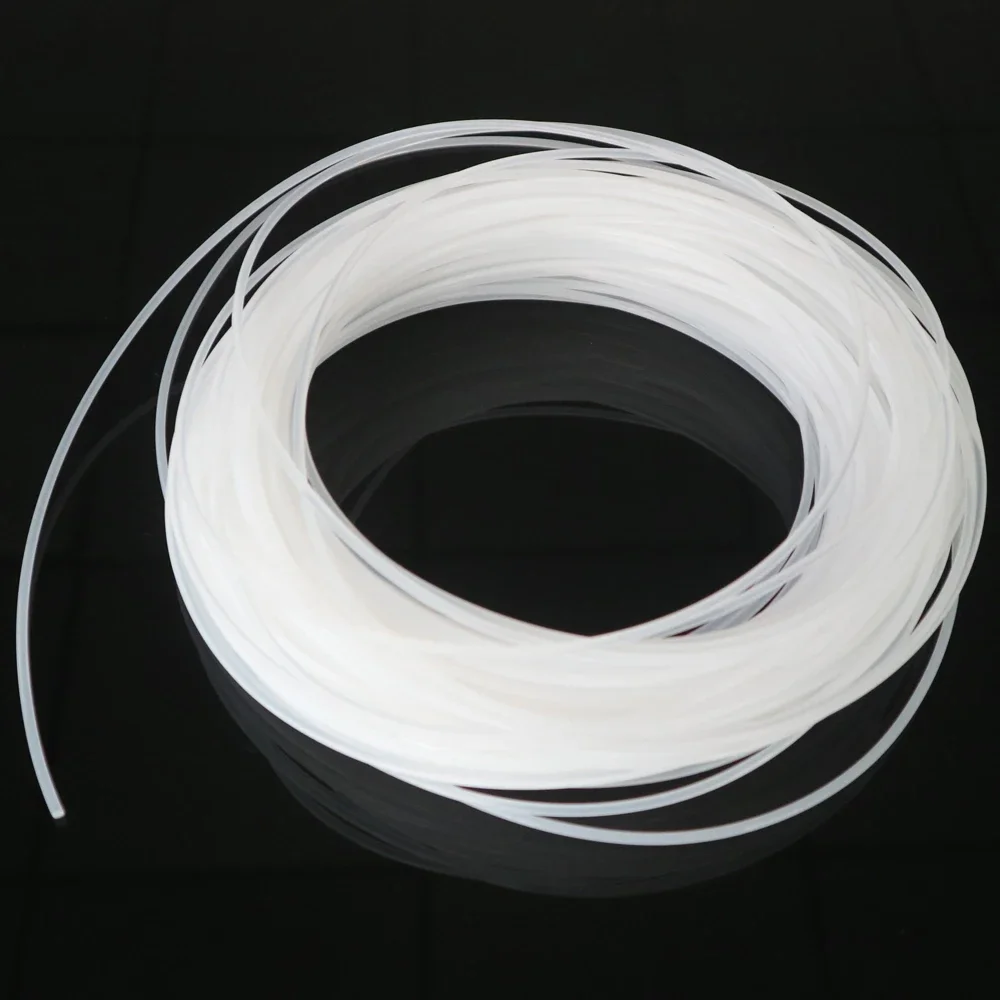Cream white color 3.5mm Plastic Solid Side Glow Optical Fiber Light optic fiber light for Car Interior Decoration