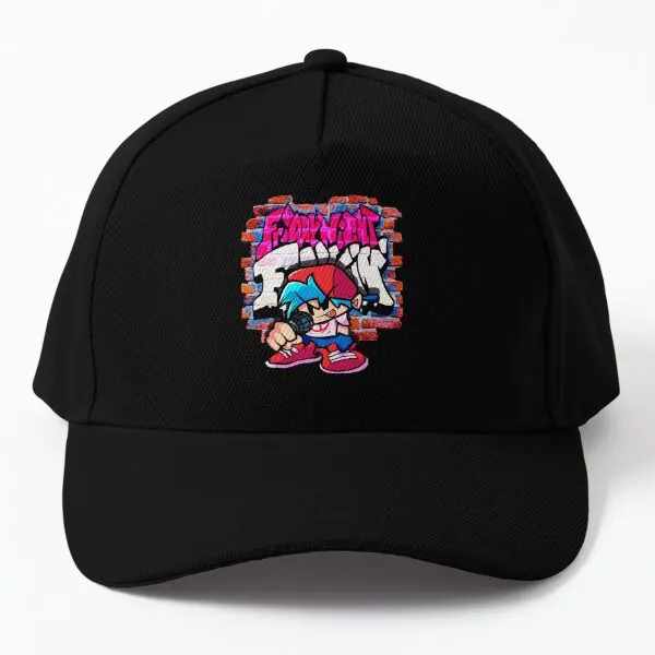 

Boyfriend Fnf Brick Wall Baseball Cap Hat Printed Outdoor Snapback Sun Casual Bonnet Fish Women Czapka Summer Solid Color