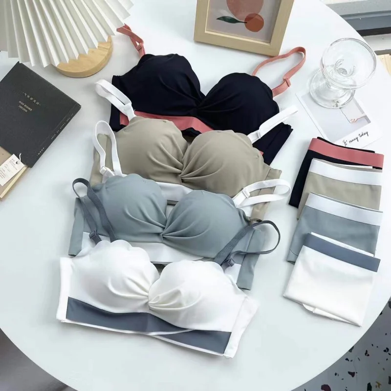 ICCLEK Japanese Style Women Push up Bra Underwear No wired Sexy