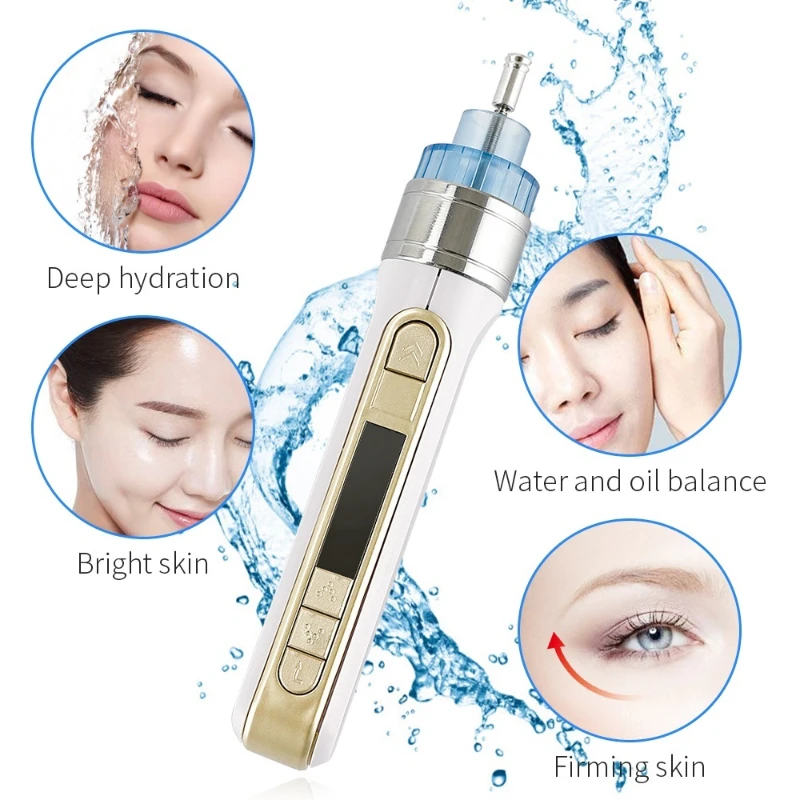 

Portable 3D Smart Water Injection Gun Mesotherapy Meso Injector Pen Skin Rejuvenation Removal Wrinkle&Pouch Skin Care Tools