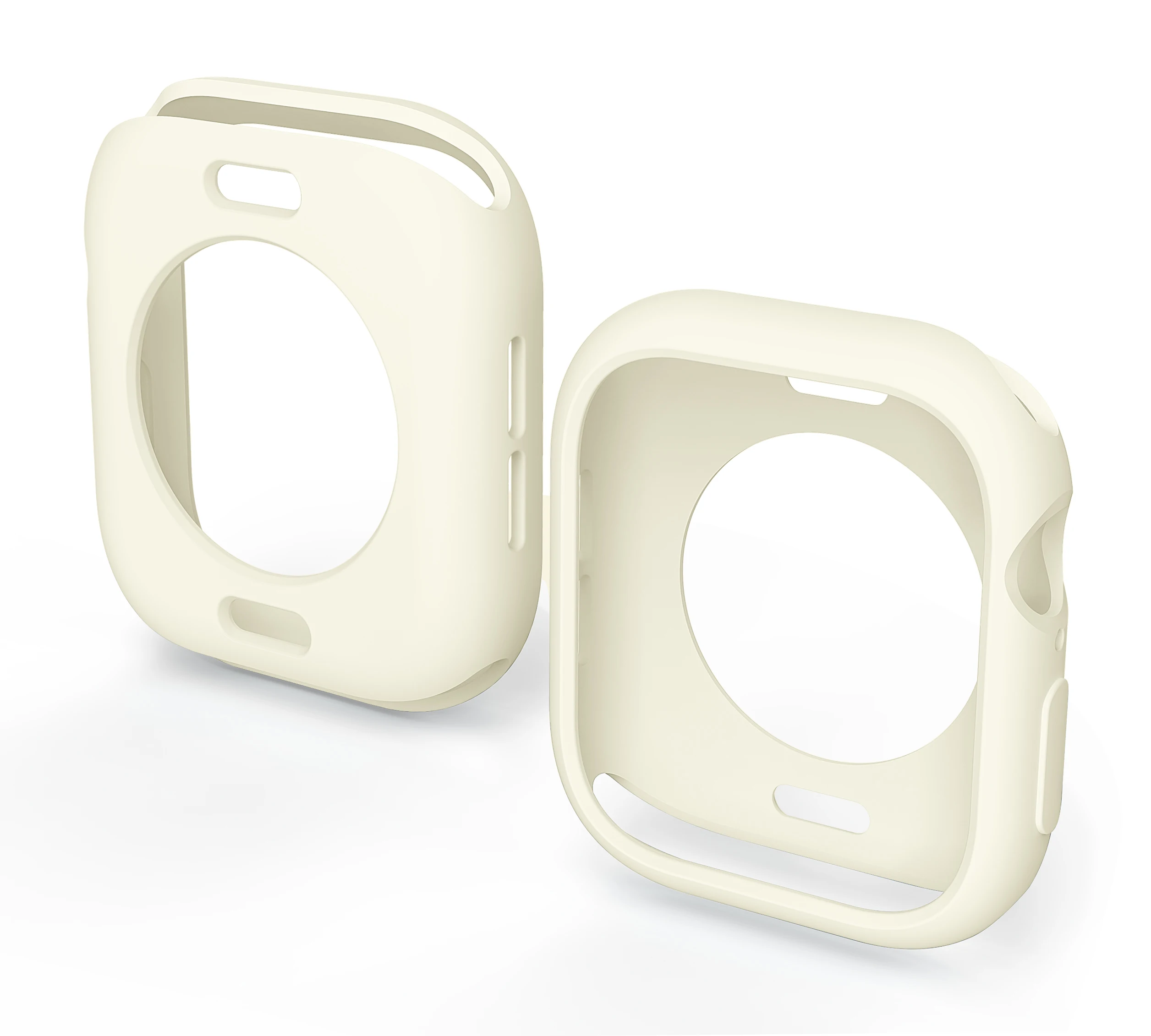 Premium Soft Silicone Protective Case for Smartwatch - Lightweight Cover Shell, Various Sizes