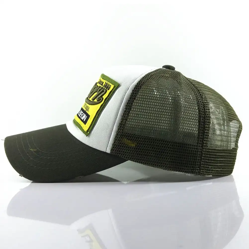 스트리트 편지 자수 메쉬 아빠 야구 모자 패션 Snapback 힙합 야외 Y2K 트럭 모자 Gorras F2719 여성용 남성용