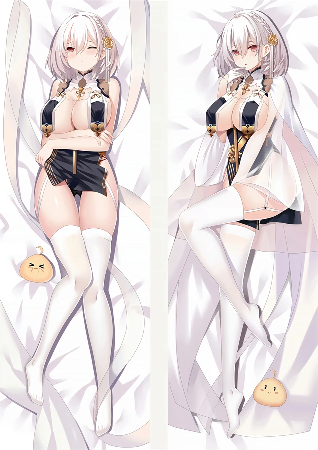

60x180cm Azur Lane Anime Game Pillow Case HMS Sirius Waifu Dakimakura Sexy Girl Decorative Long Pillow Cover Home Bedding