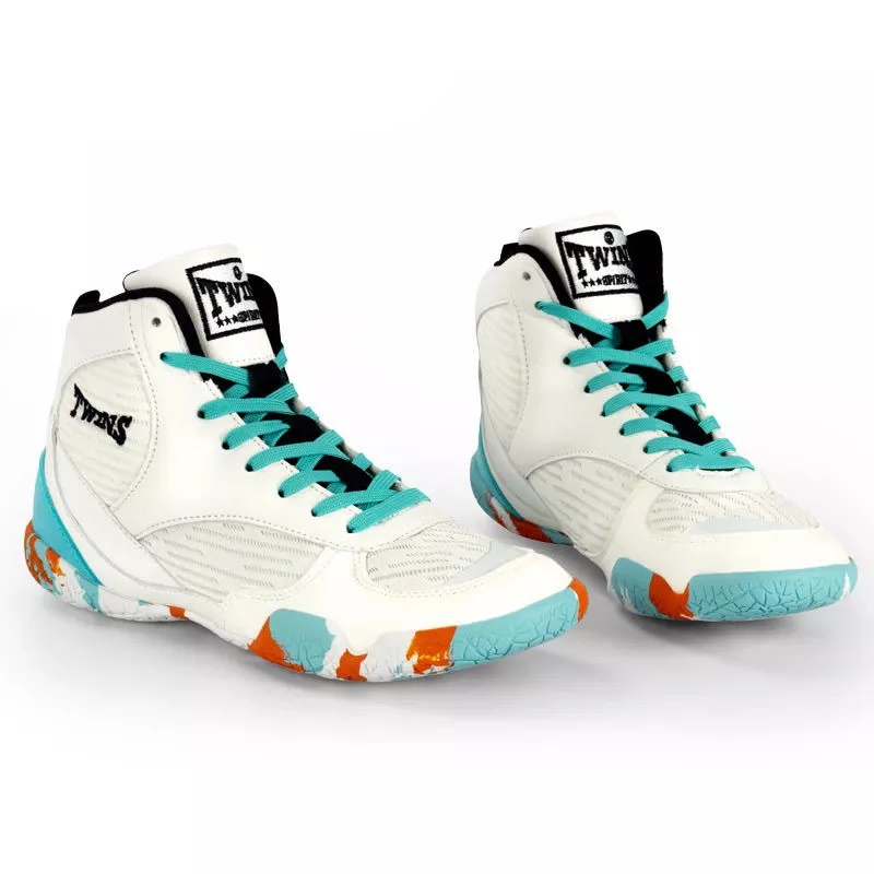 Professional Unisex Boxing Shoes Breathable Wearable Anti-slip Wrestling Shoes Fighting Sports Fitness Training