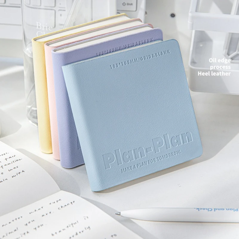 PU Leather Notebook with Waterproof Cover and Pocket for Students