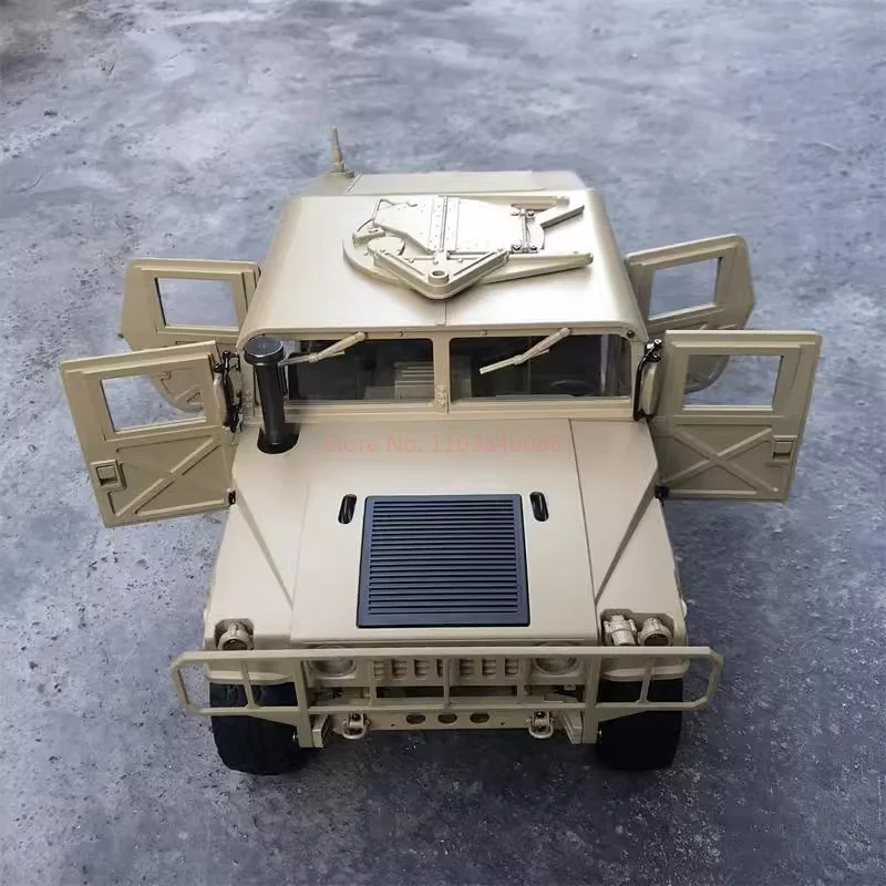 Hengguan 1/10 P408 RC Remote Control Car 16 Channel American 4x4 HUMMER Four-Wheel Drive Convertible Simulation Model Toy Gift 4