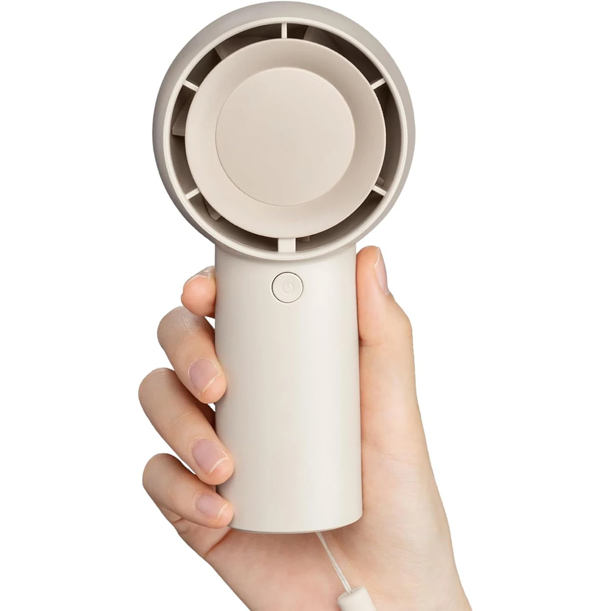 

Handheld Portable Turbo Fan 4000mAh USB Rechargeable Personal Battery Operated Mini Small Pocket Fan 5 Speeds for Travel Office