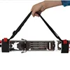 New Skiing Pole Shoulder Hand Carrier Lash Handle Straps Adjustable Buck Hook Loop Protecting Black Nylon Ski Handle Strap Bag 6