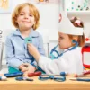 Children's Doctor Toy Simulation Tool Set for Girls with Luggage Rolling Case to Play as Nurse and Give Injections with Stethosc 3