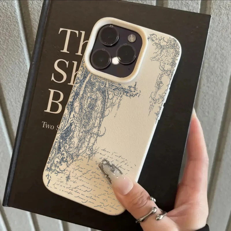 Gothic Black White Demon Art Design Phone Case Cover