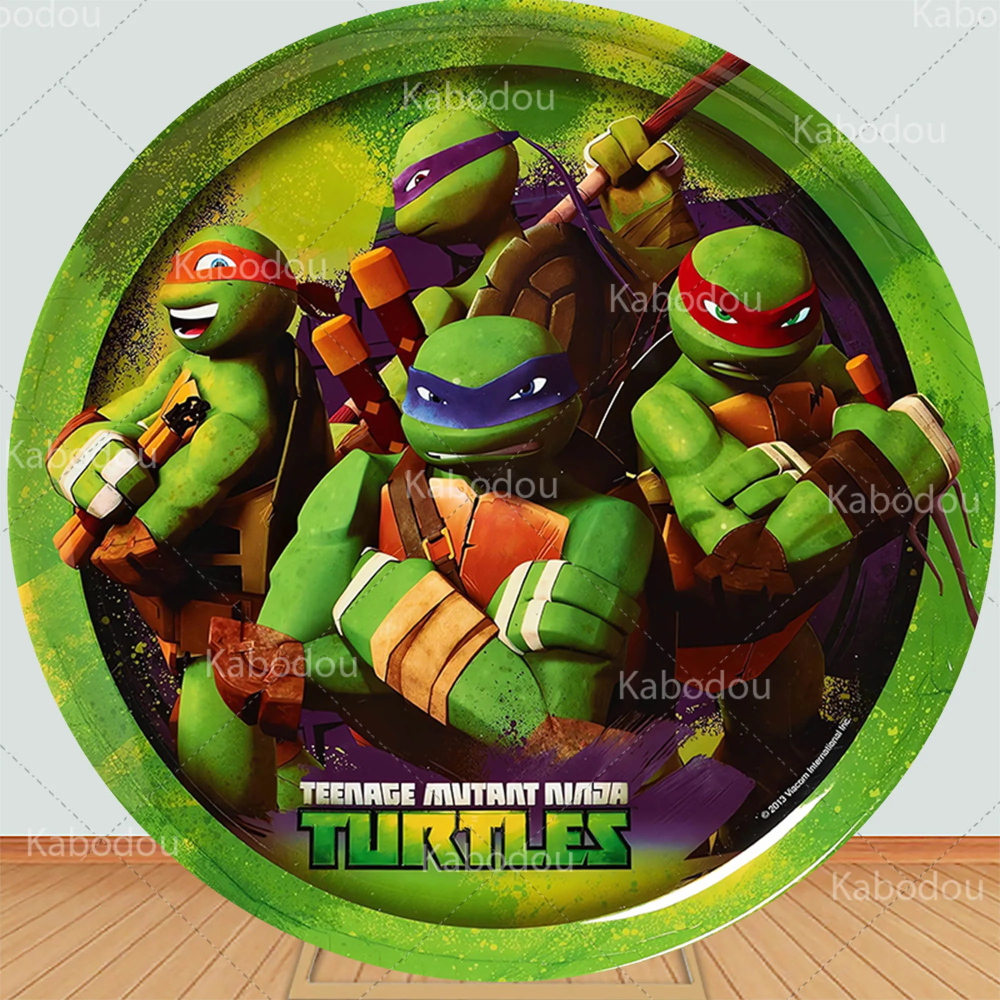 Adolescentes Mutantes Tortugas Ninjas telón de fondo decoración de  cumpleaños fiesta Baby Shower círculo foto fotografía fondo estudio Prop -  AliExpress, image size:2000x2000