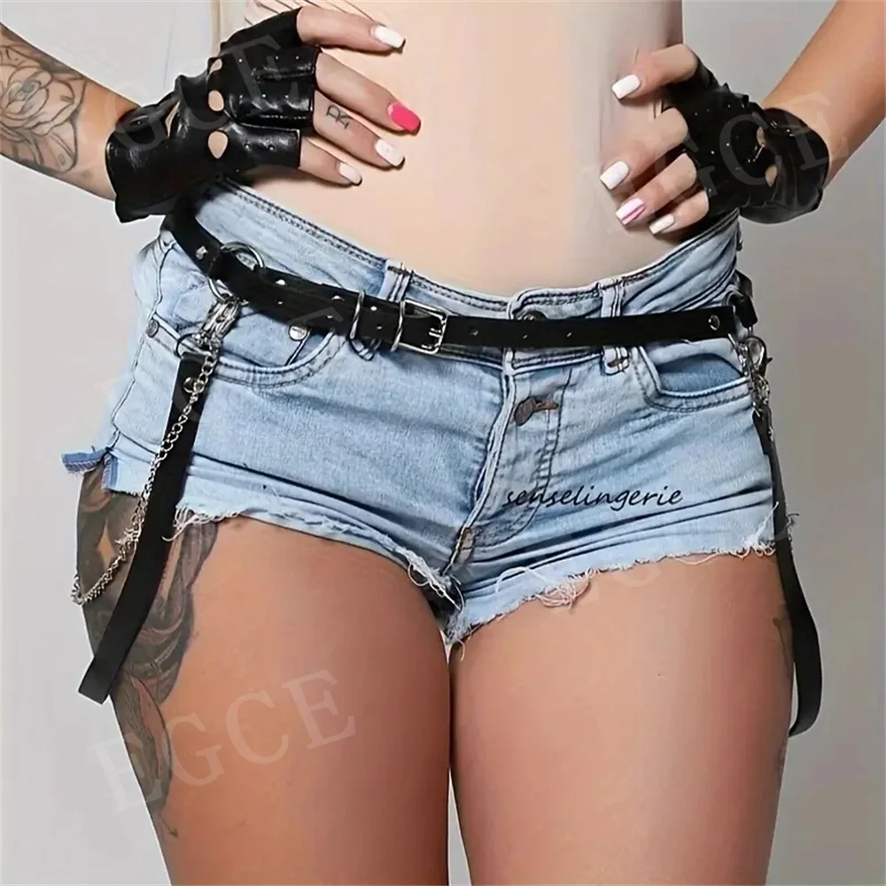 

Черный ремень из искусственной кожи в стиле панк с заклепками, винтажный Готический пояс, Женский поясной ремень, декоративный регулируемый ремень с цепочкой