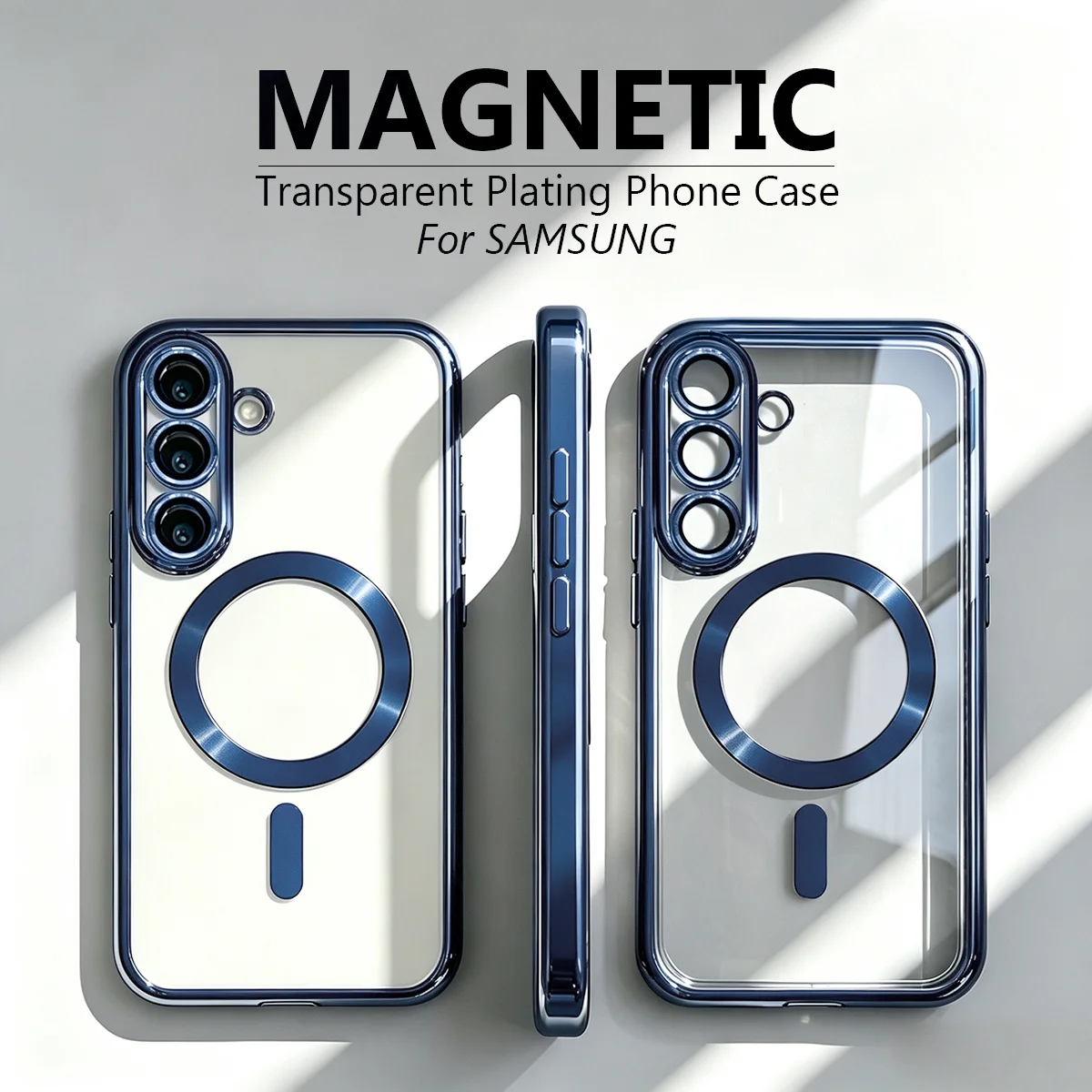Sleek Luxury Minimalist Clear Phone Case - Slim & Stylish Anti-Drop Design