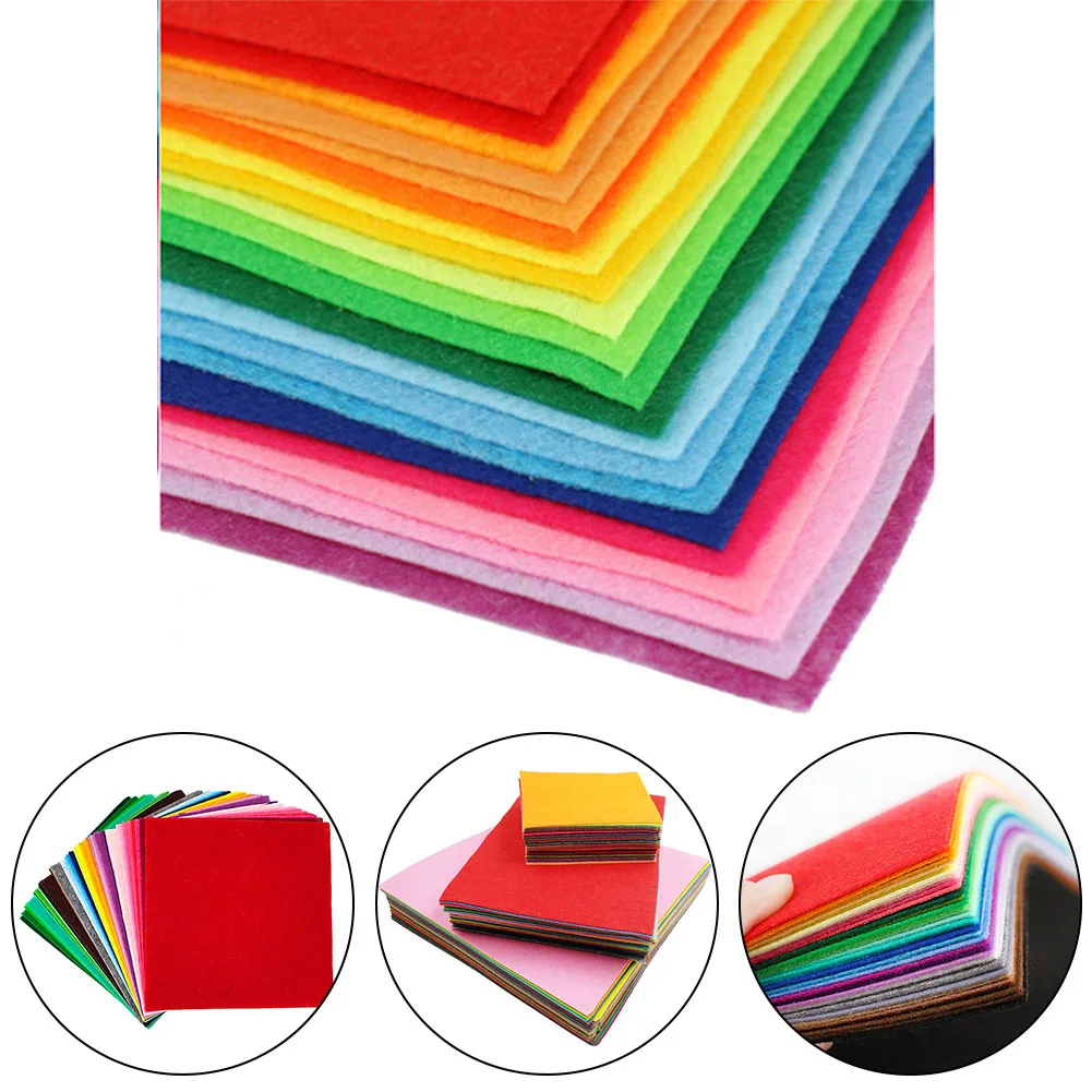 

Non Woven Needlework Felt Cloth For Diy Plush Doll Craft Scrapbook Sewing Clothing Bags Decoration Diy Splicing Drawing Supplies