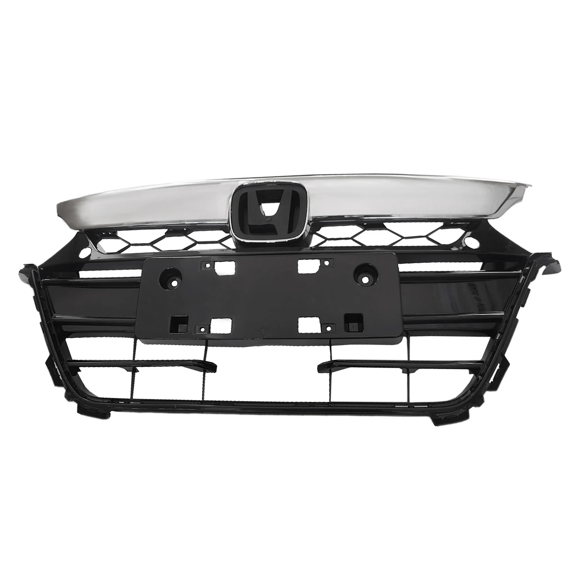 

US Free Shipping Home Front Black With Chrome Bumper Car Grille for 2018 2019 Honda Accord