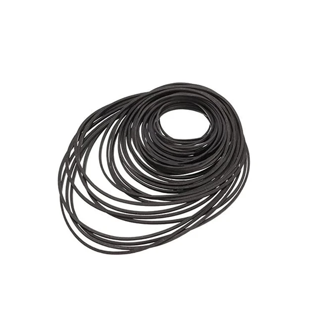30-120mm Universal Mix Cassette Tape Universal Machine Belts Assorted Common square Rubber Belt for Recorders Walkman DVD Drive 6