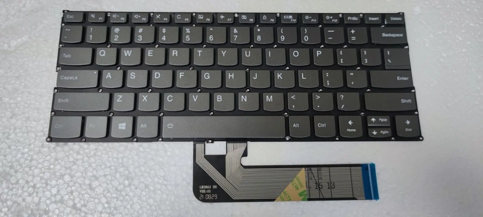 para Lenovo Ideapad 530s14arr 530s-14ikb 530s-15ikb Teclado Eua Preto com Retroiluminado Novo