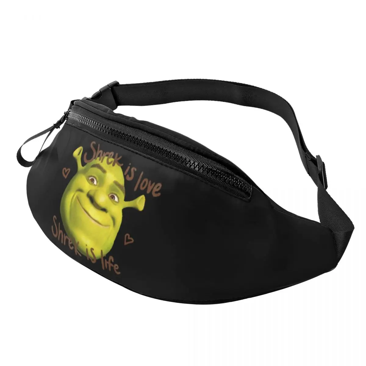 

Fashion Shreks Is Love Shrek Is Life Fanny Pack Men Women Crossbody Waist Bag for Hiking Phone Money Pouch