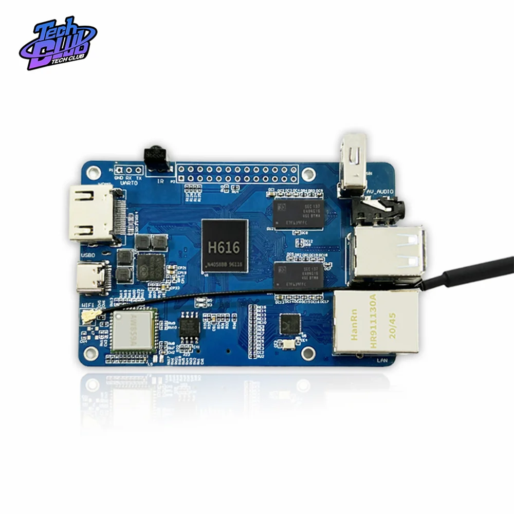 2 1GB RAM Allwinner H616 Development Board With Case for Electronic Component Tool for Orange Pi Zero