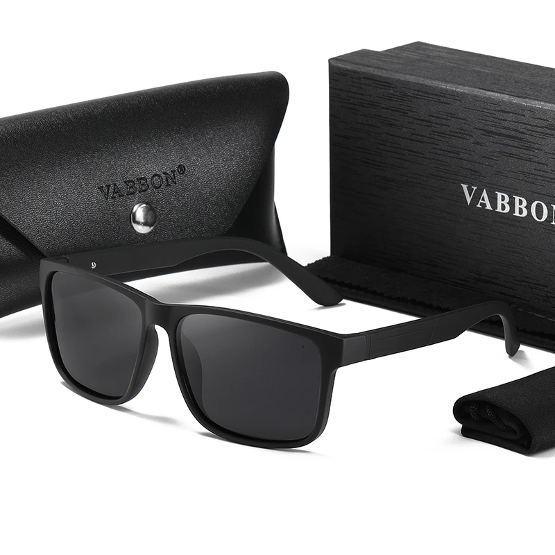 Trendy Texture Polarized Sunglasses Fashionable Retro Sunglasses for Men Daily Car 1105