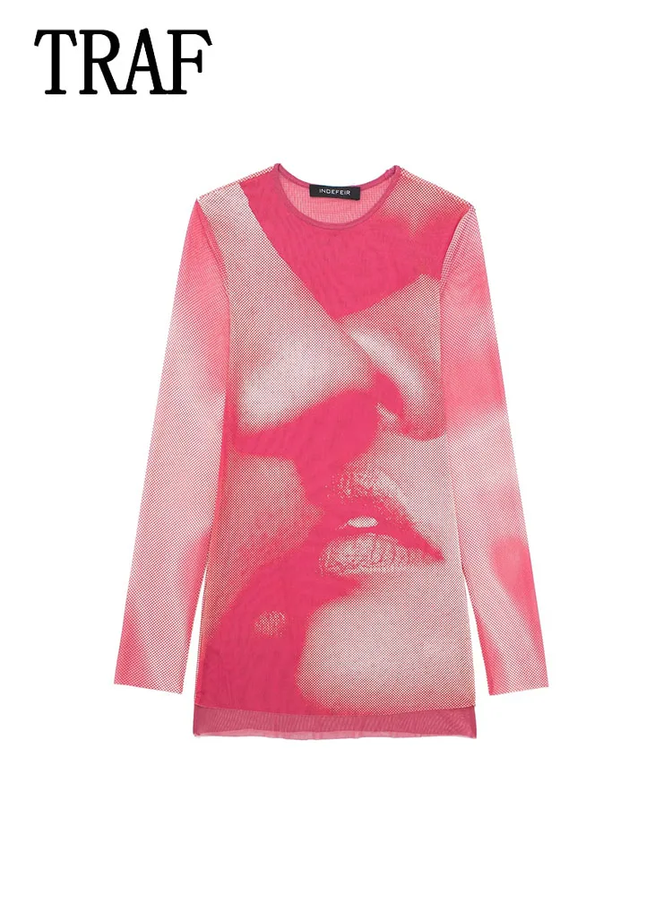 

Женская футболка с длинным рукавом, из хлопка, с принтом